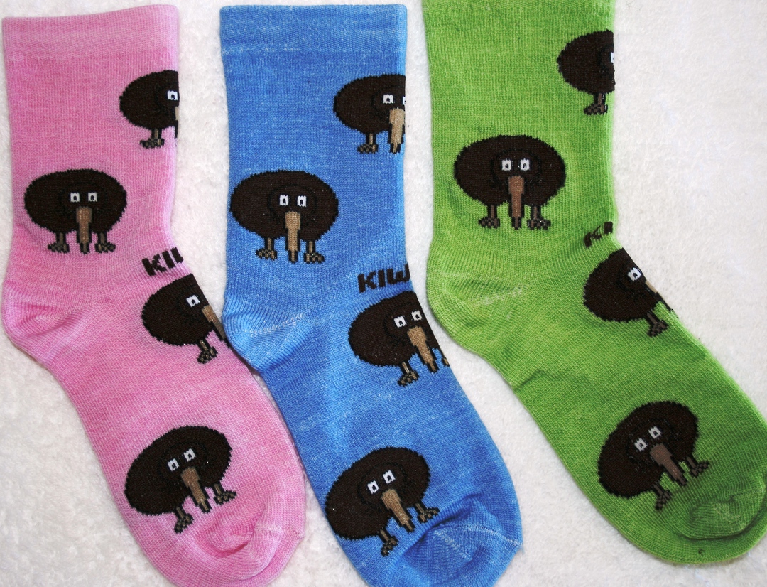 Merino Wool Kiwi Socks for Baby. image 0